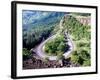 Hairpin Curve, Columbia River Highway, Oregon, USA-William Sutton-Framed Photographic Print