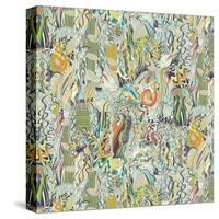 Hairspray Jungle-Sharon Turner-Stretched Canvas