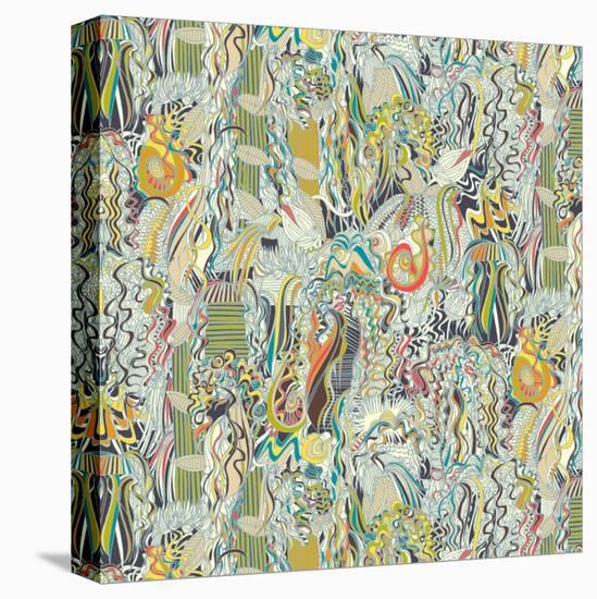 Hairspray Jungle-Sharon Turner-Stretched Canvas