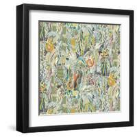 Hairspray Jungle-Sharon Turner-Framed Art Print