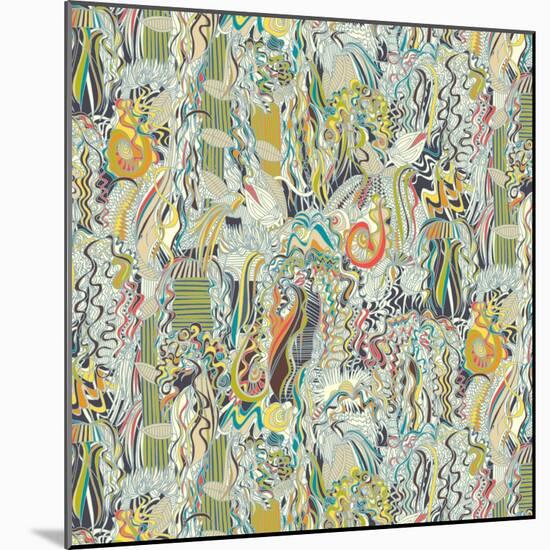 Hairspray Jungle-Sharon Turner-Mounted Art Print