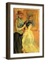 Hairstyle-Berthe Morisot-Framed Art Print