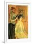 Hairstyle-Berthe Morisot-Framed Art Print