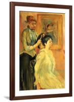 Hairstyle-Berthe Morisot-Framed Art Print