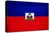 Haiti Flag Design with Wood Patterning - Flags of the World Series-Philippe Hugonnard-Stretched Canvas