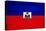 Haiti Flag Design with Wood Patterning - Flags of the World Series-Philippe Hugonnard-Stretched Canvas