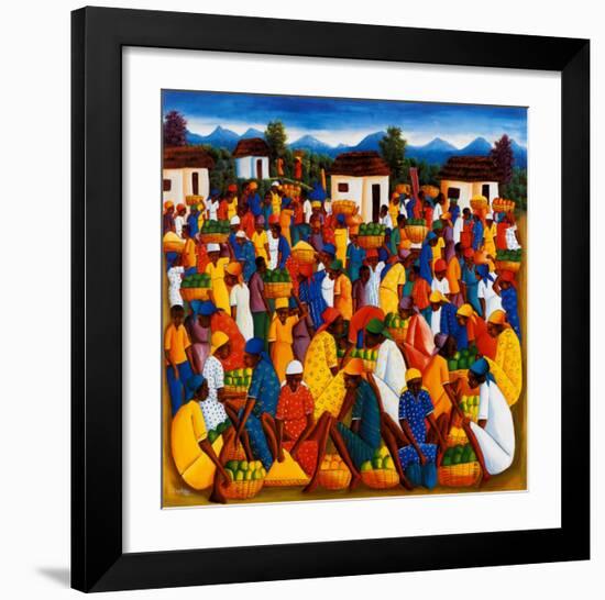 Haitian Art-Andre Pierre-Framed Art Print