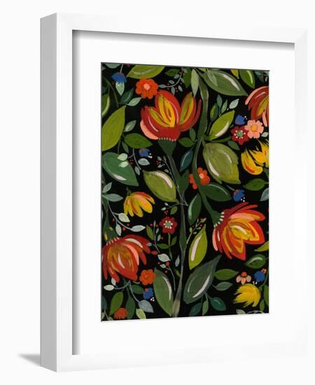 Haitian Garden Textile-Kim Parker-Framed Giclee Print