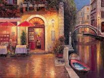 Eze Village Café, France-Haixia Liu-Art Print