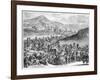 Hajj Caravan from Cairo to Mecca, from 'Description De L'Afrique' by O. Dapper, 1686-null-Framed Giclee Print