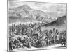 Hajj Caravan from Cairo to Mecca, from 'Description De L'Afrique' by O. Dapper, 1686-null-Mounted Giclee Print