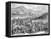 Hajj Caravan from Cairo to Mecca, from 'Description De L'Afrique' by O. Dapper, 1686-null-Framed Stretched Canvas