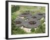 Hakka Tulou Round Earth Buildings, UNESCO World Heritage Site, Fujian Province, China-Kober Christian-Framed Photographic Print