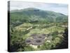 Hakka Tulou Round Earth Buildings, UNESCO World Heritage Site, Fujian Province, China-Kober Christian-Stretched Canvas