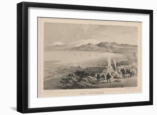 Hakodadi from Telegraph Hill, 1855-Wilhelm Joseph Heine-Framed Giclee Print