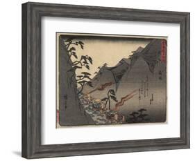 Hakone, 1837-1844-Utagawa Hiroshige-Framed Giclee Print