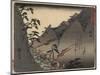 Hakone, 1837-1844-Utagawa Hiroshige-Mounted Giclee Print