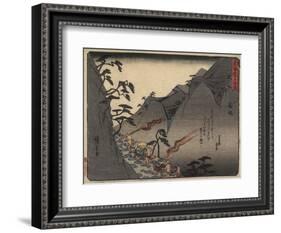 Hakone, 1837-1844-Utagawa Hiroshige-Framed Giclee Print