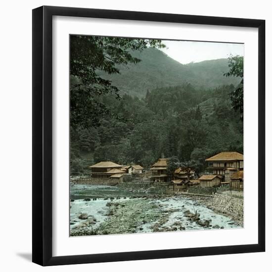 Hakone (Japan), Landscape of Yunnoto, 1900-1905-Leon, Levy et Fils-Framed Photographic Print