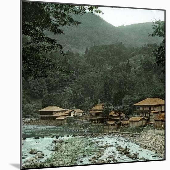 Hakone (Japan), Landscape of Yunnoto, 1900-1905-Leon, Levy et Fils-Mounted Photographic Print