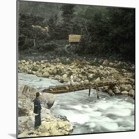 Hakone (Japan), Mivaguino River, 1900-1905-Leon, Levy et Fils-Mounted Photographic Print