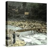 Hakone (Japan), Mivaguino River, 1900-1905-Leon, Levy et Fils-Stretched Canvas