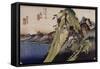 Hakone, le lac-Ando Hiroshige-Framed Stretched Canvas