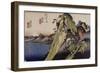 Hakone, le lac-Ando Hiroshige-Framed Giclee Print