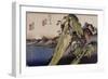 Hakone, le lac-Ando Hiroshige-Framed Giclee Print