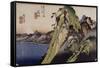 Hakone, le lac-Ando Hiroshige-Framed Stretched Canvas