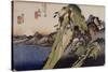 Hakone, le lac-Ando Hiroshige-Stretched Canvas