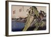 Hakone, le lac-Ando Hiroshige-Framed Giclee Print