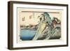 Hakone: View of the Lake, C.1832-33-Utagawa Hiroshige-Framed Giclee Print