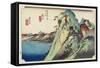 Hakone--View of the Lake, C. 1833-Utagawa Hiroshige-Framed Stretched Canvas