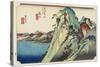 Hakone--View of the Lake, C. 1833-Utagawa Hiroshige-Stretched Canvas