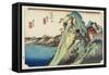 Hakone--View of the Lake, C. 1833-Utagawa Hiroshige-Framed Stretched Canvas