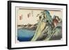 Hakone--View of the Lake, C. 1833-Utagawa Hiroshige-Framed Giclee Print