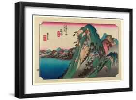 Hakone-Utagawa Hiroshige-Framed Giclee Print