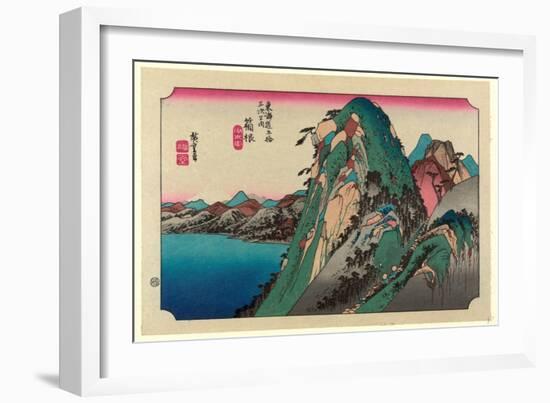 Hakone-Utagawa Hiroshige-Framed Giclee Print