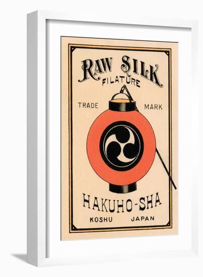 Hakuho-Sha Raw Silk Filature-null-Framed Art Print