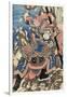 Hakumen Rokun Teitenju-Kuniyoshi Utagawa-Framed Giclee Print