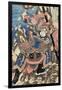 Hakumen Rokun Teitenju-Kuniyoshi Utagawa-Framed Giclee Print