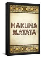 Hakuna Matata African-null-Framed Poster