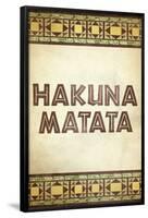 Hakuna Matata African-null-Framed Poster