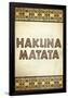 Hakuna Matata African-null-Framed Poster