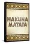 Hakuna Matata African-null-Framed Stretched Canvas