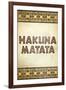 Hakuna Matata African-null-Framed Art Print