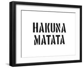 Hakuna Matata-SM Design-Framed Art Print