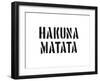 Hakuna Matata-SM Design-Framed Art Print