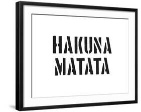 Hakuna Matata-SM Design-Framed Art Print